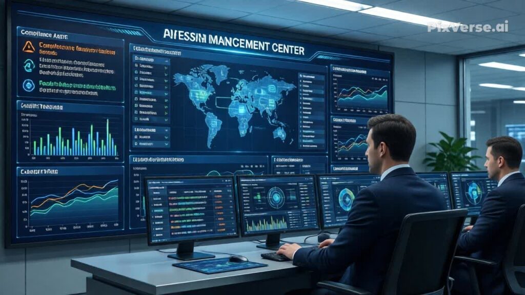 Context-aware AI governance system adapting oversight and risk management to changing business conditions