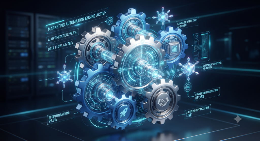 AI-powered marketing automation engine driving business growth."