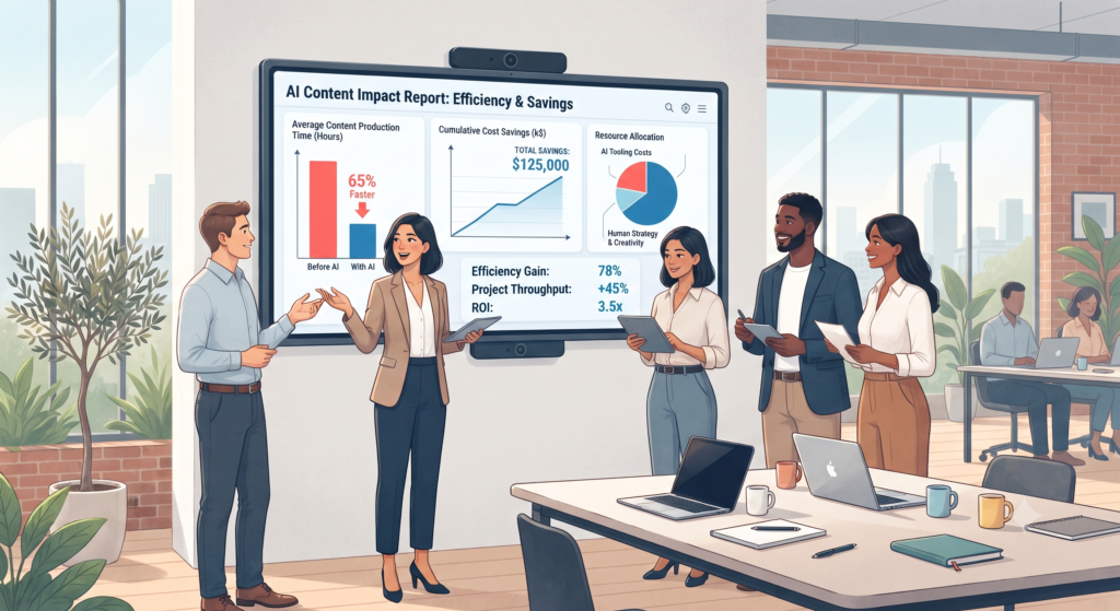 Businesses adopting AI writing services for efficiency and scale