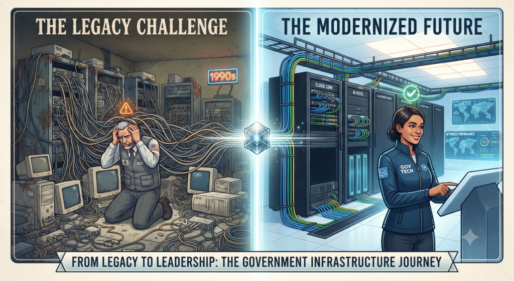 Challenges of legacy systems slowing government AI adoption
