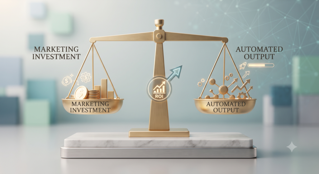 Measuring marketing ROI through AI-driven automation.