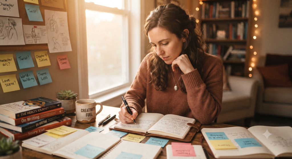 Human writers bringing creativity and emotional intelligence to content