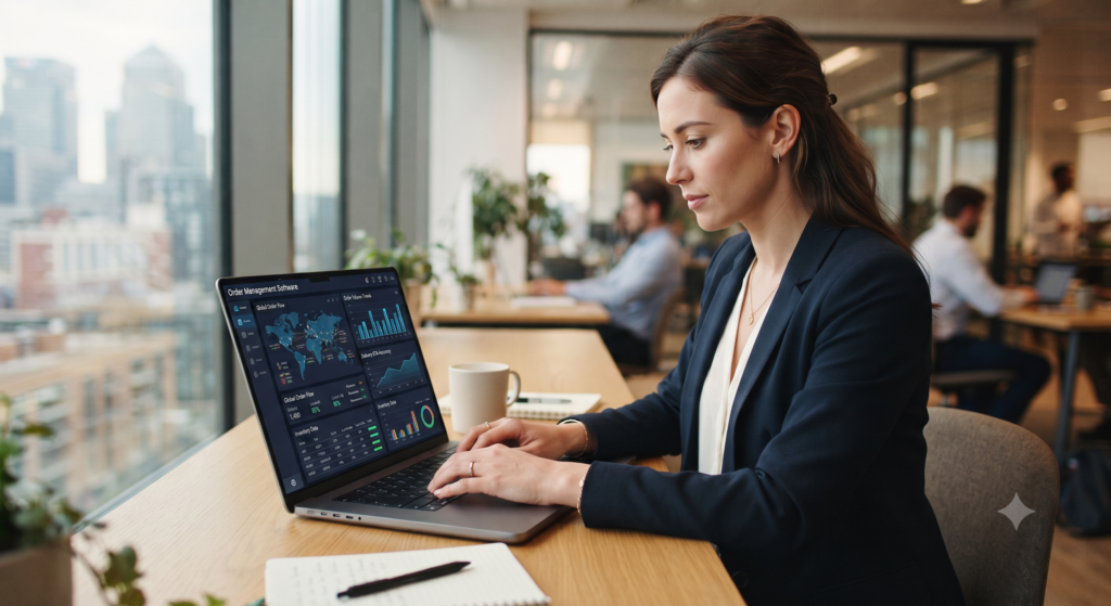 "AI order management system connecting multiple sales channels through artificial intelligence"