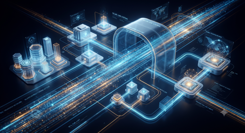 "Banking automation improving workflow efficiency and transaction processing